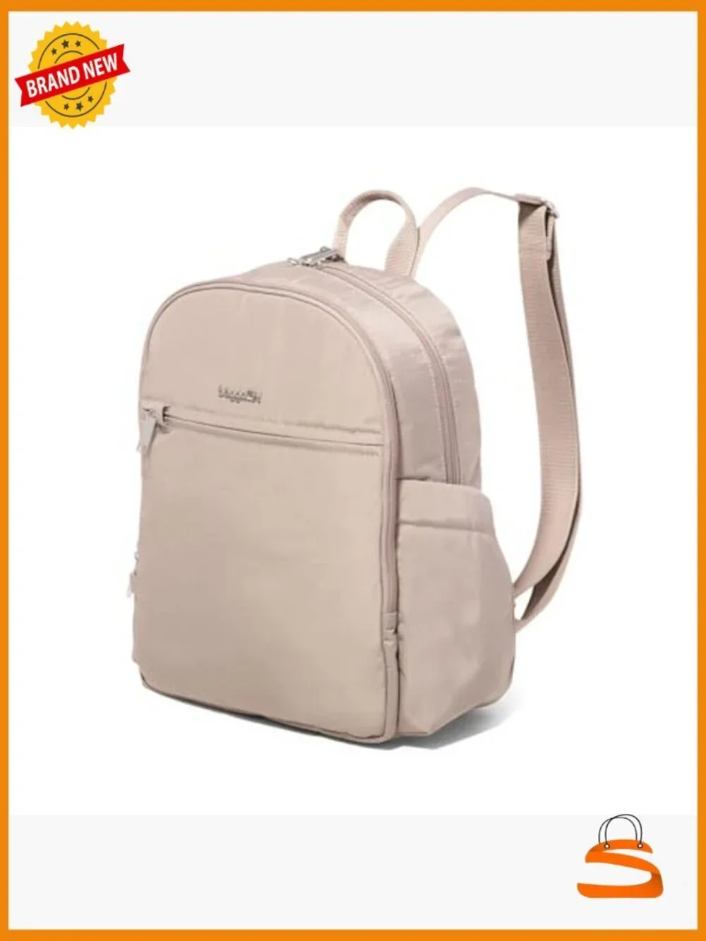 Anti-Theft Travel Backpack with Locking Zippers and RFID